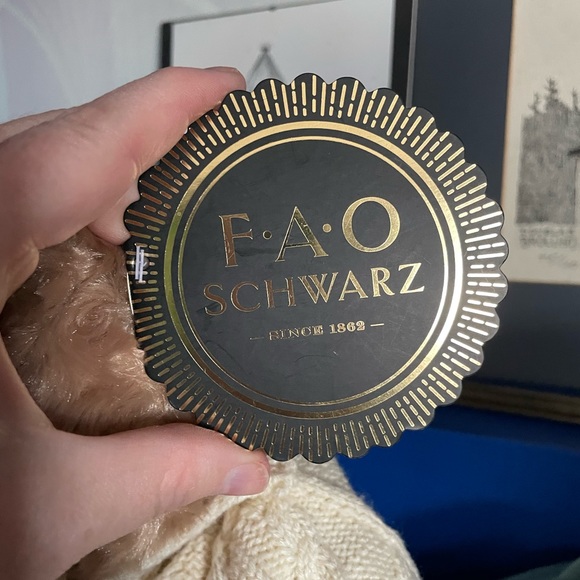 NWT FAO Schwartz bear 15” - Picture 3 of 6